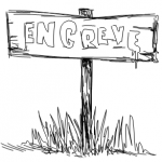 En grève - Pour le télétravail